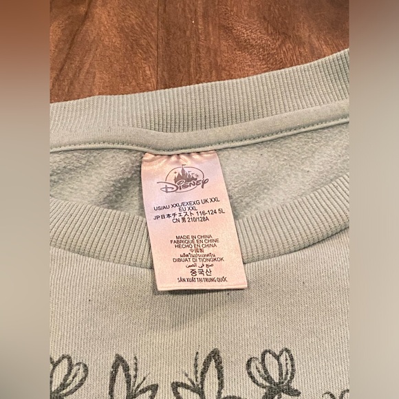 Disney women encanto family madrigal graphic teal crewneck size XXL - Picture 3 of 4